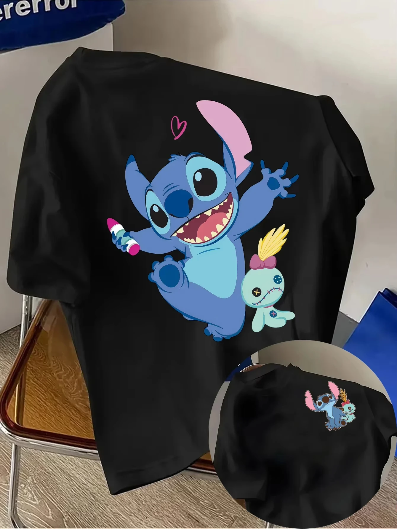 

Летняя футболка Disney Star-Chi 2026 для мальчиков/девочек из чистого хлопка с коротким рукавом – мягкая и удобная одежда (1 шт. продано)