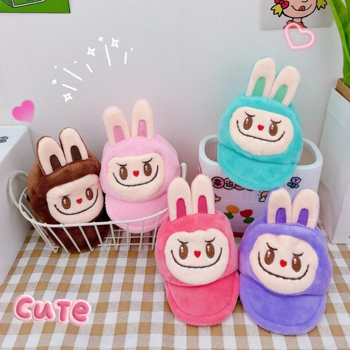 Pop Mart Labubu Mini Bags Creative New Small Hat Appearance Labubu Toy Bag Grandpa Earphones Wallet Kawaii Gifts for Children