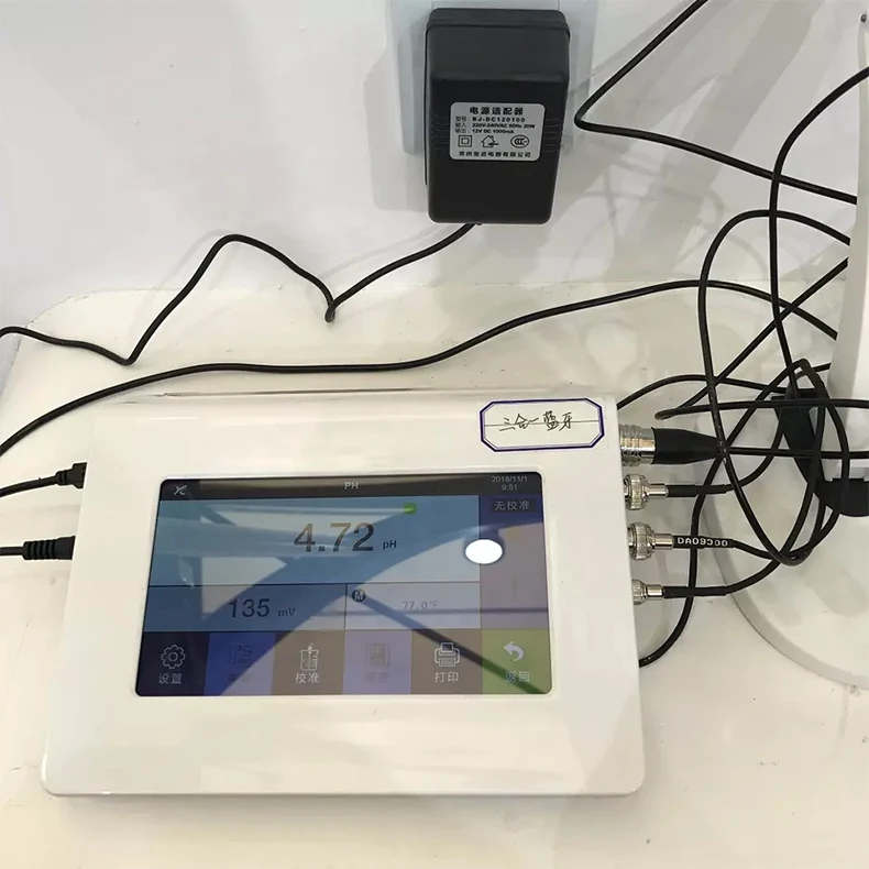 WEIAI محلل جودة المياه الفوق مقياس درجة الحموضة مختبر أيون متر ISE متر H/Na/K/Ag/NH4/Ca/Cu/Pb/Mg/Cl/F/NO3/CN/BF4/Br/I اختبار أيون