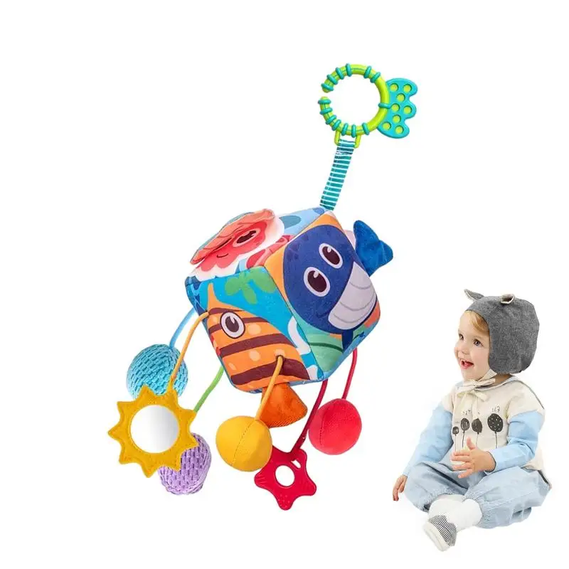 Stroller Hangings Toy Rotatable Babies Car Seat Toy Sensory Pulling Toy Funny Babies Stroller Toy Crib Hangings Toy For Kids