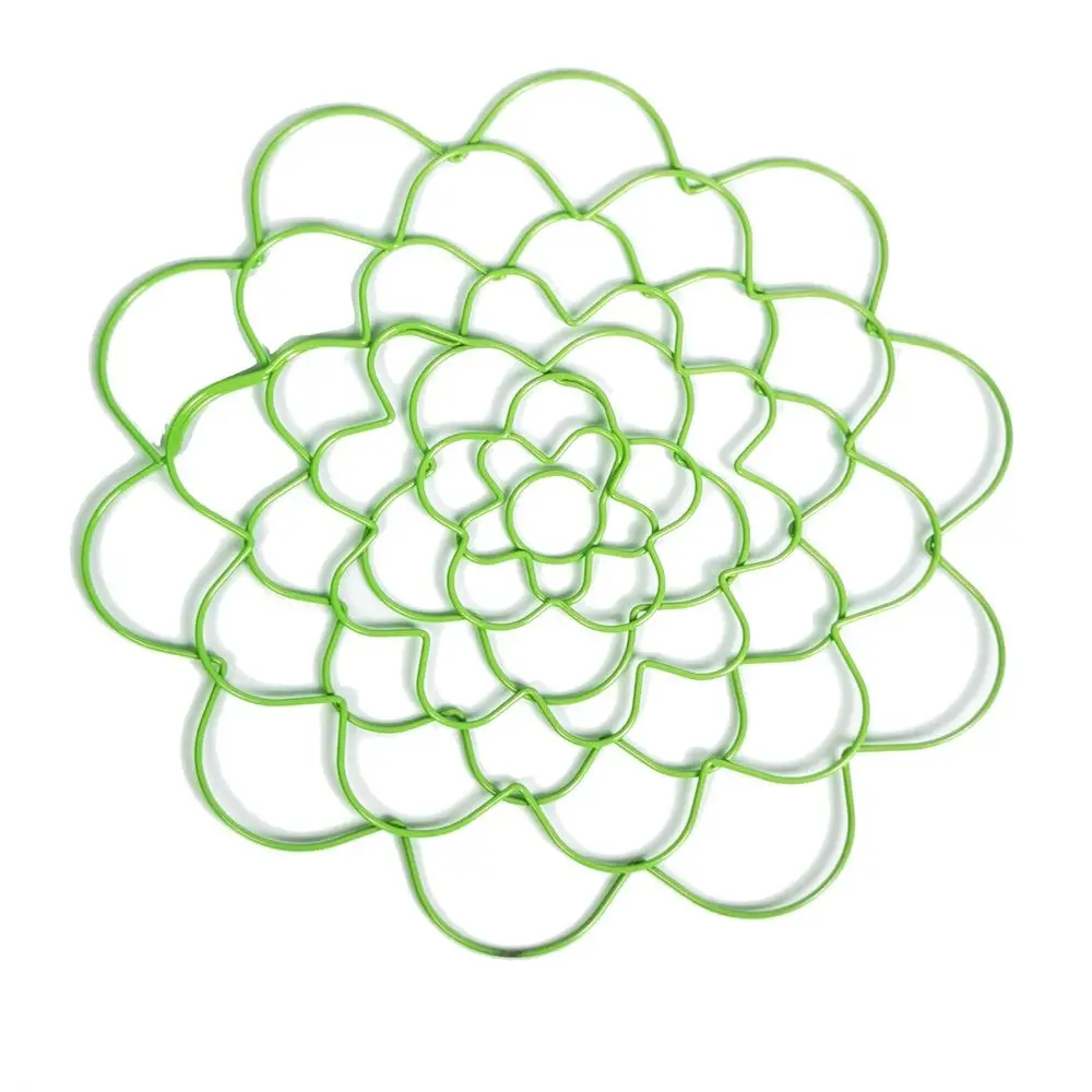 6inch Flower Vase Arrangement Reusable Stainless Steel Floral Arrangement Holder Bouquet Twister Flower Lid Supplies