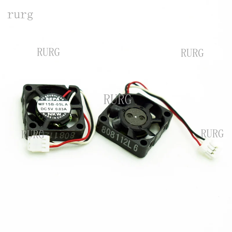 R+ 1-piece SEPA MF15B-05LA 15x15x5mm 1505 5V 0.03A small, mini, and micro server cooling fan