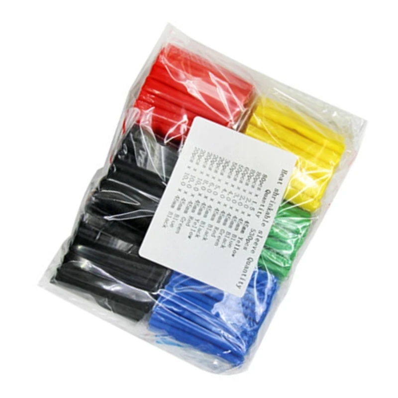 127/164/328 / 530Pcs Conjunto mangas tubo resistentes calor Tubo termorretrátil para Fio