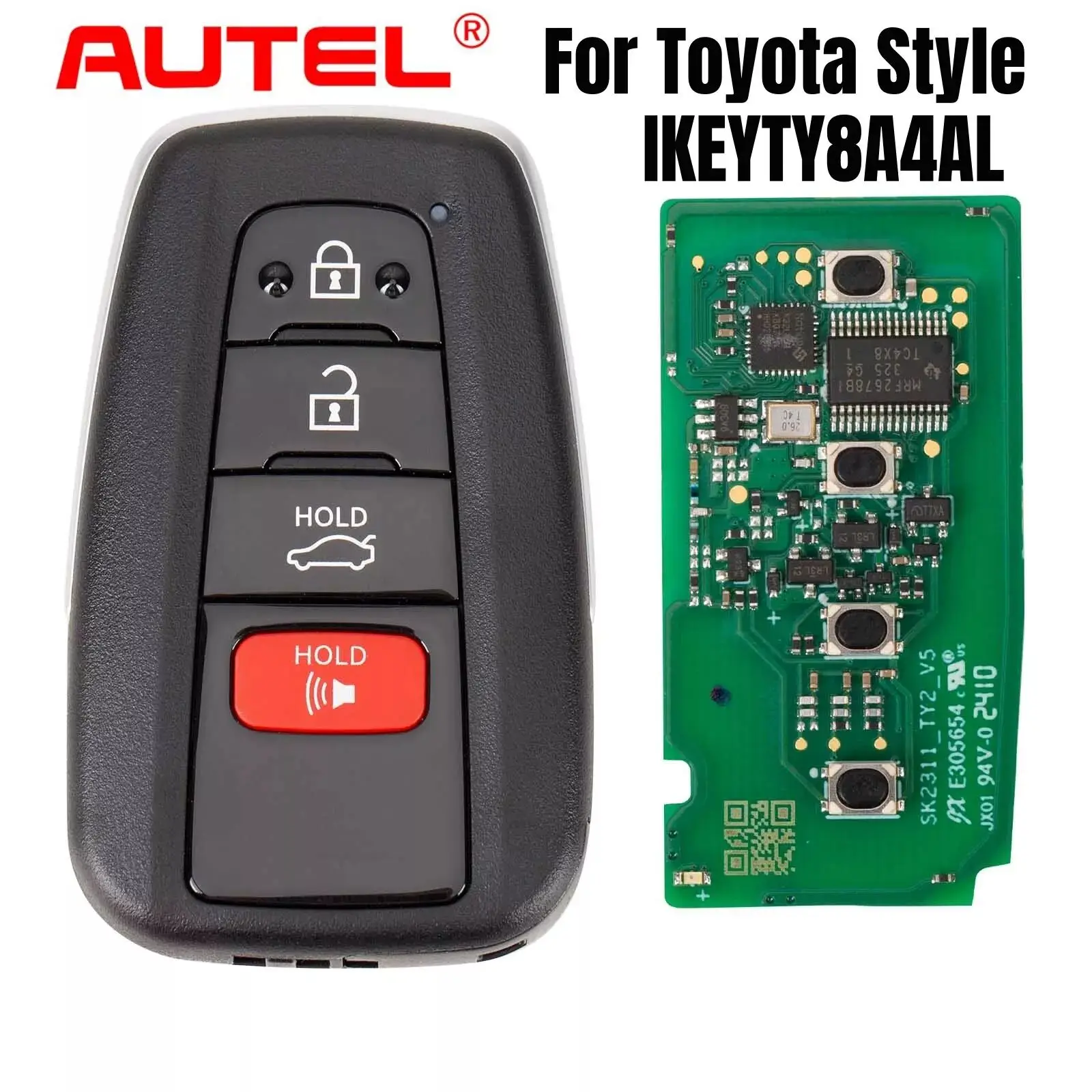 AUTEL MAXIIM IKEY Universal Smart Key for Toyota Style 4 Buttons IKEYTY8A4AL