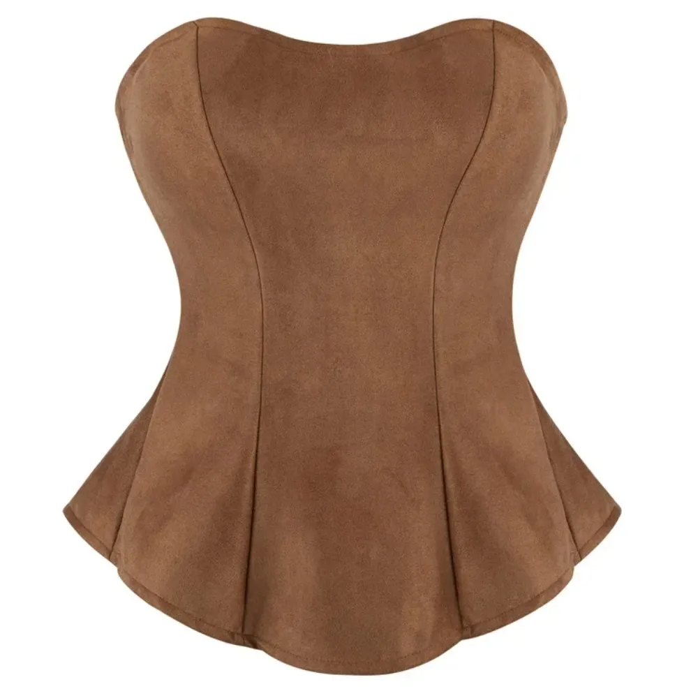 

Элегантный викторианский корсет с завышенной талией, топы, лиф, формирователь тела, готическое нижнее белье, плиссированное бюстье на молнии для женщин