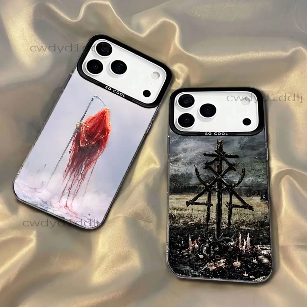 

L-Lorna Shore Pain Remains Phone Case For iPhone 17,16,15,14,13,12,11,X,8,7,Pro,Max,Plus,SE4,Air,Mini IMD Gray Hard Matte