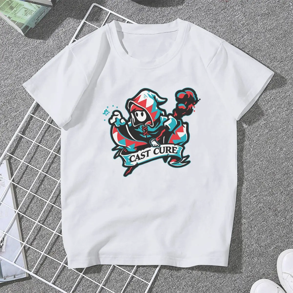 Cast Cure Harajuku TShirt  Final Fantasy Role Playing Game Tops Leisure T Shirt Girl Short Sleeve Unique Gift Idea