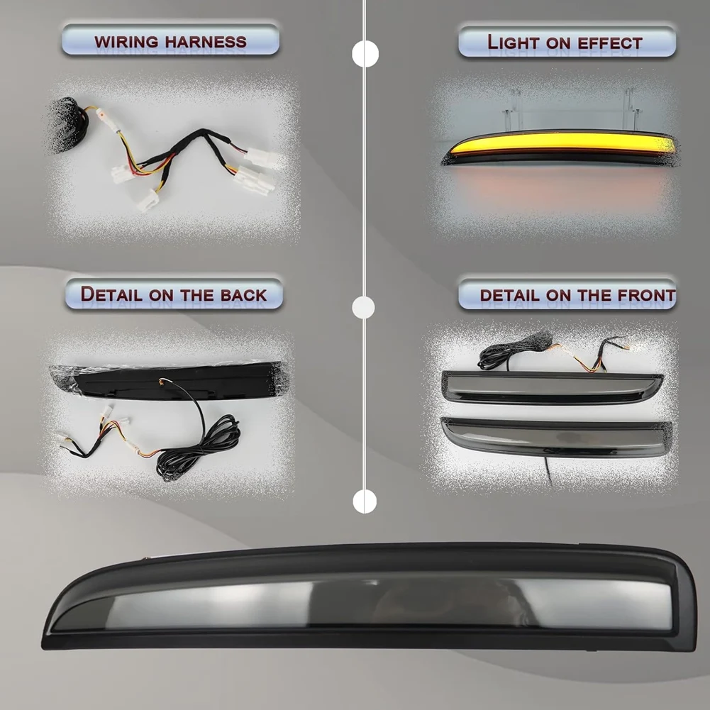 

A80X-задняя стойка багажника, задний фонарь, колонка для Toyota Sequoia 2007-2021, указатель поворота