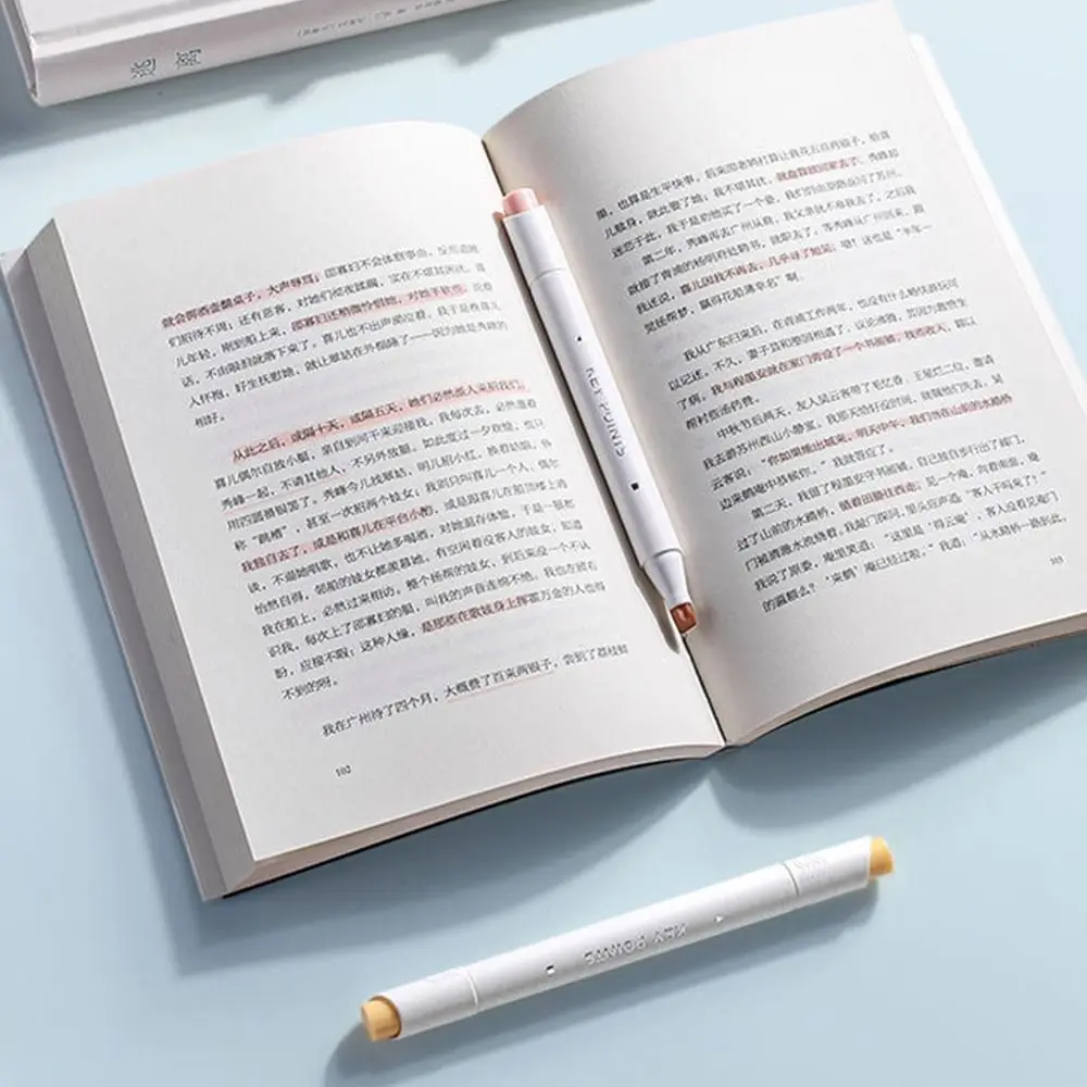 Student Gift Learning Prize School Office Supplies Highlighter Fluorescent Pen Hand Account Pen Line Color Marker Pen