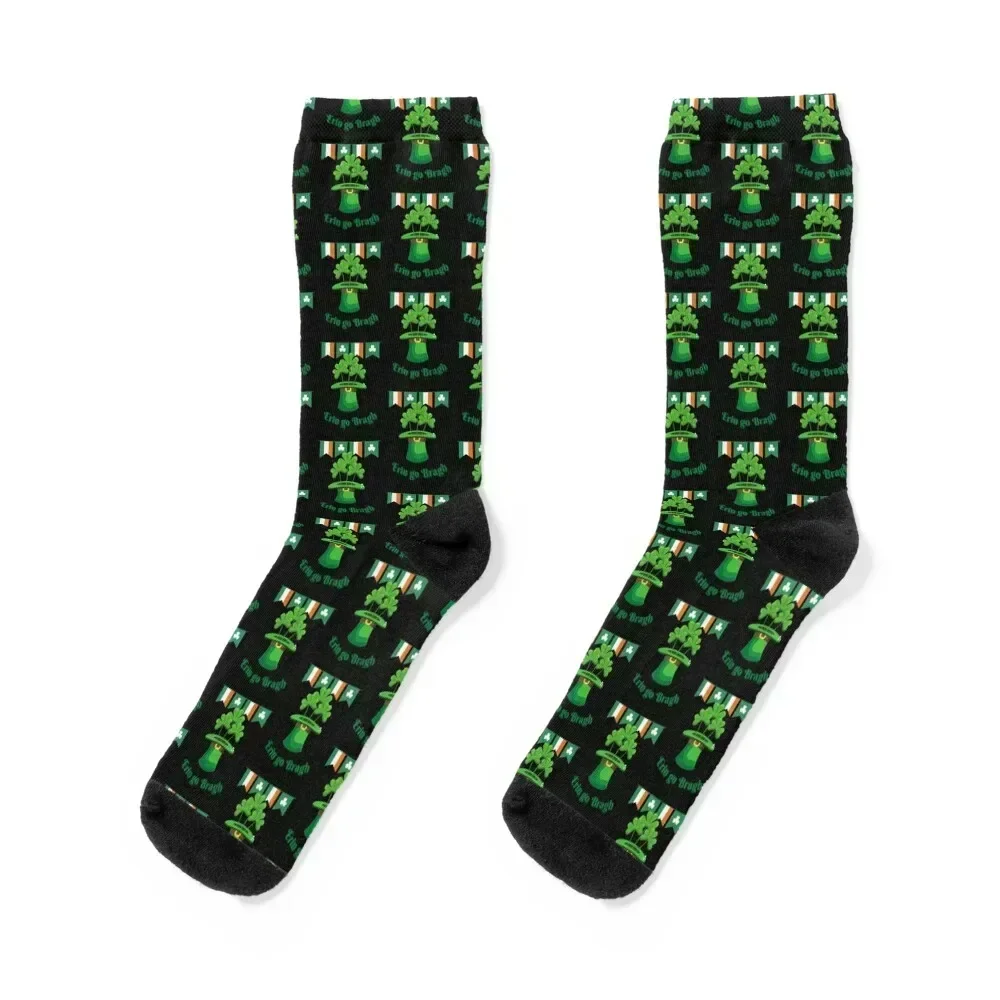 

Erin Go Bragh Socks man anti slip football tennis Girl'S Socks Men's