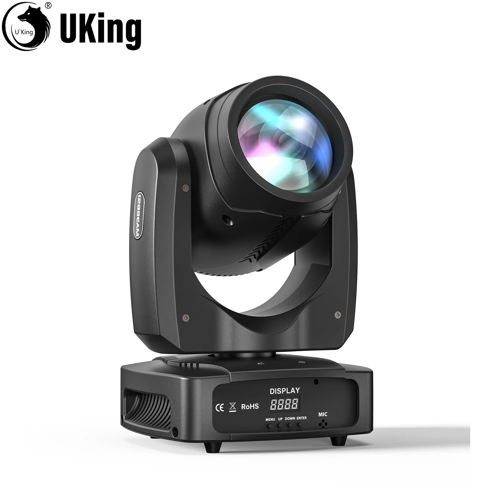 U`King 150W Beam Moving Head Lights High Brightness Stage Light DMX512 Spot Light For DJ Disco Bar Wedding Party KTV