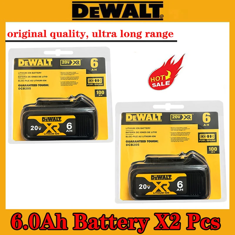 

100%Original-DEWALT 20v battery,DCF880 DCF850 DCF887 Lithium Ion Battery,Dewalt Power Tool Hand Drill Cutter Hammer Battery