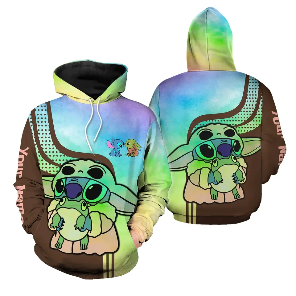 Lilo&Stitch New 3D Printed Hoodies Men's Casual Sweatshirts Women's Hoodies Harajuku Street Pullovers Kids' Hoodies Y2K Tops
