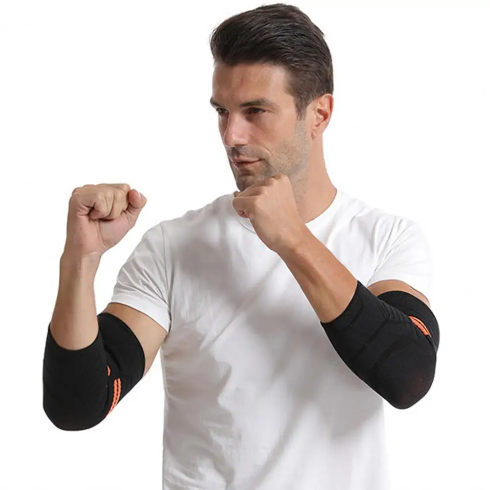 Elbow Sleeve with Breathable Fabric Tendonitis Tennis Elbow Compression Sleeve for Arm Support Running Basketball for Men