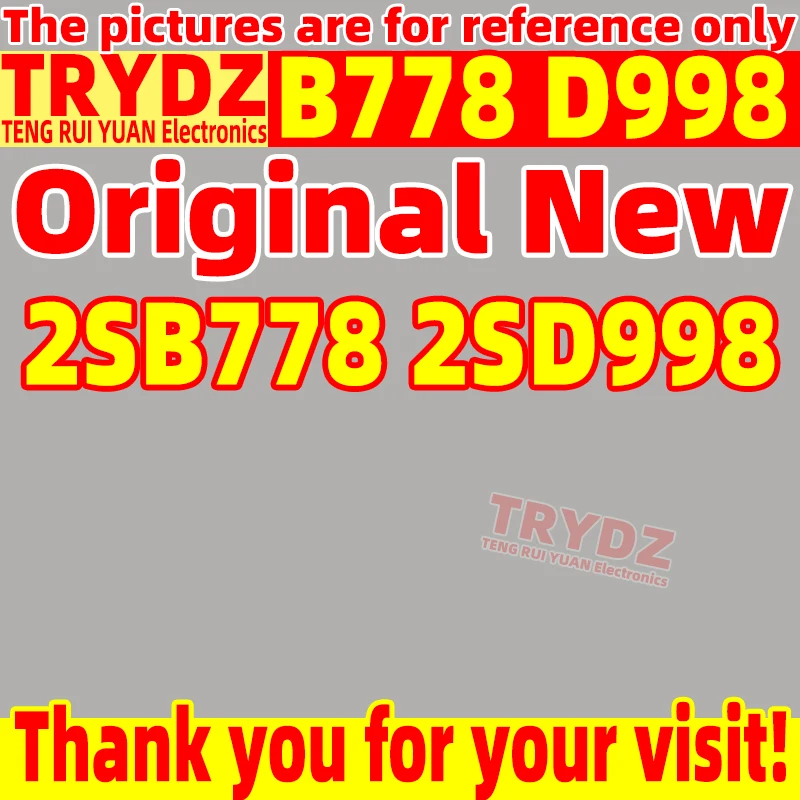 3-1 pairs Original New B778 D998 2SB778 2SD998 TO-3P