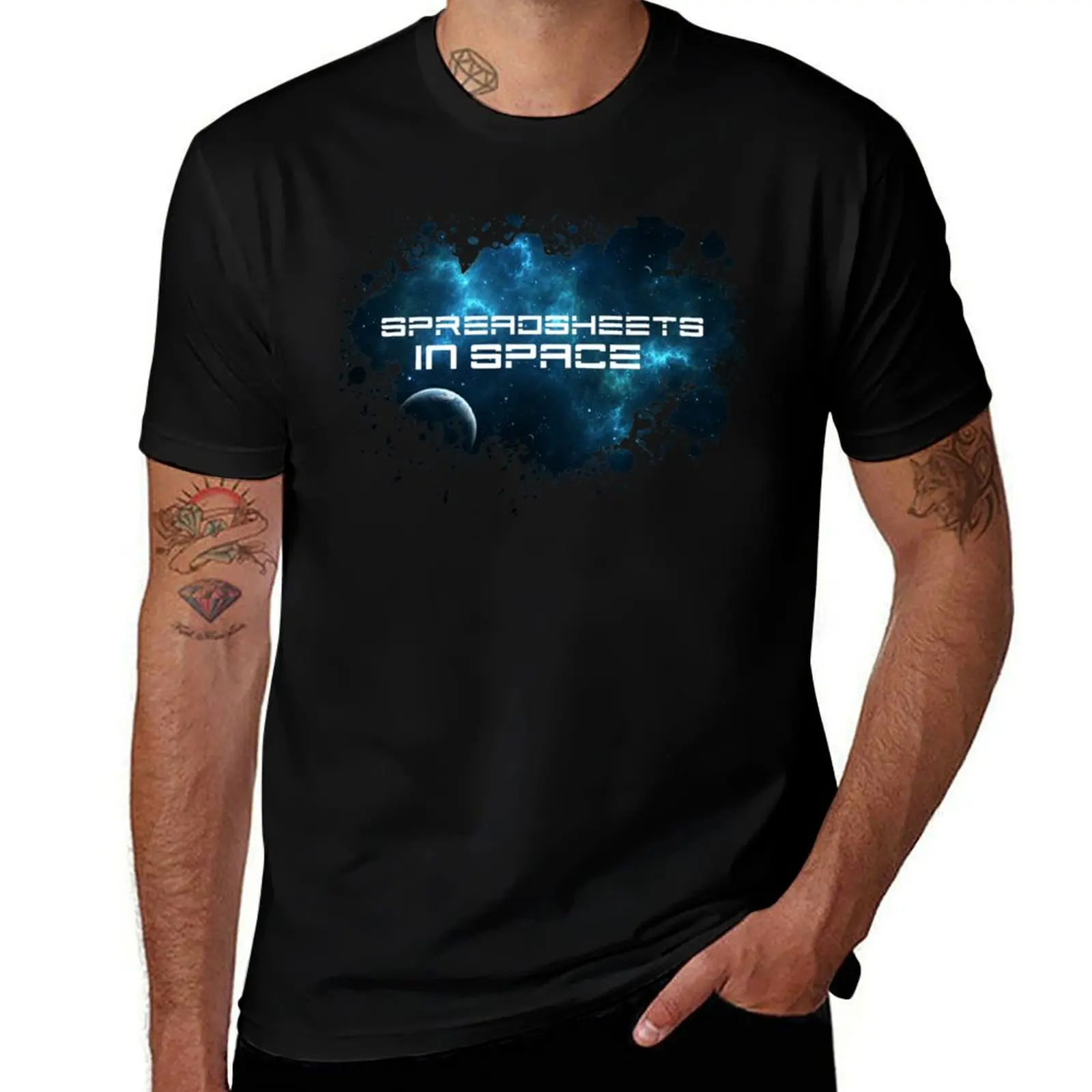 Spreadsheets in Space - EVE Online T-Shirt Dry Fit Running Short Sleeve Top T-Shirt