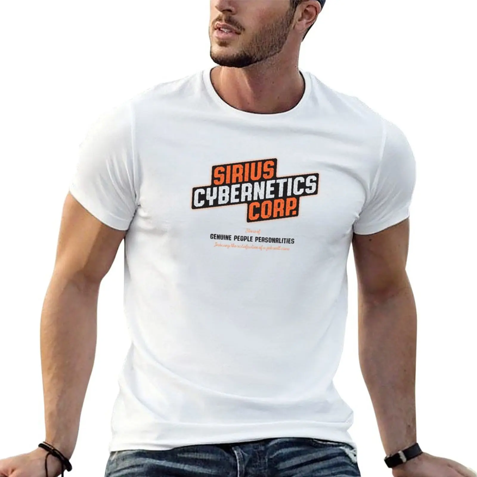 Sirius Cybernetics Corp T-Shirt cheap stuff designer shirts cotton t shirt men