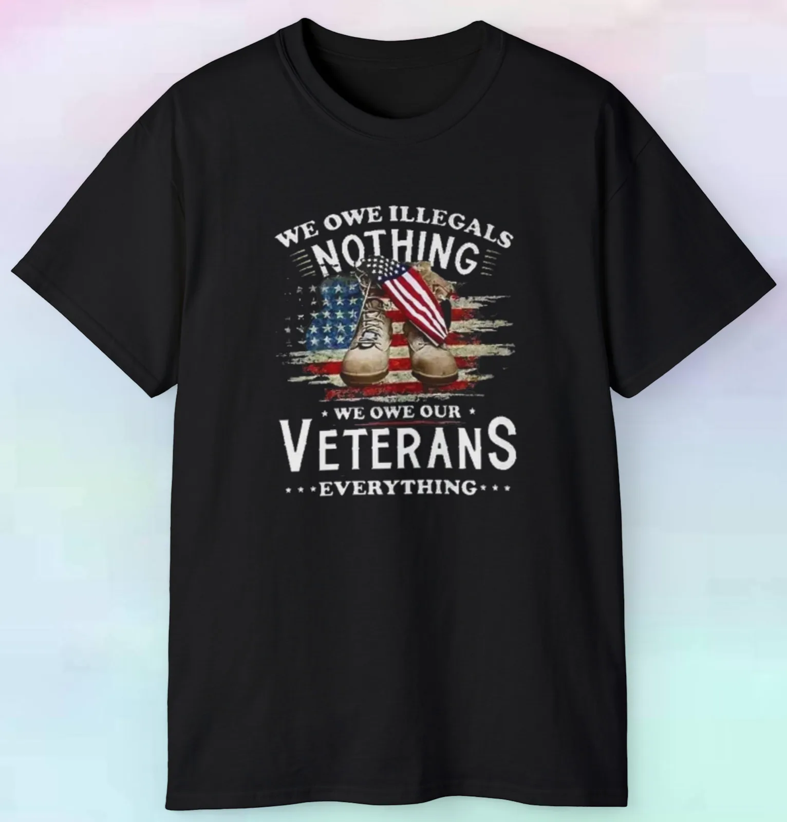 Мужская Женская, женская футболка с надписью «We Must Illegals Nothing And Veterans All»