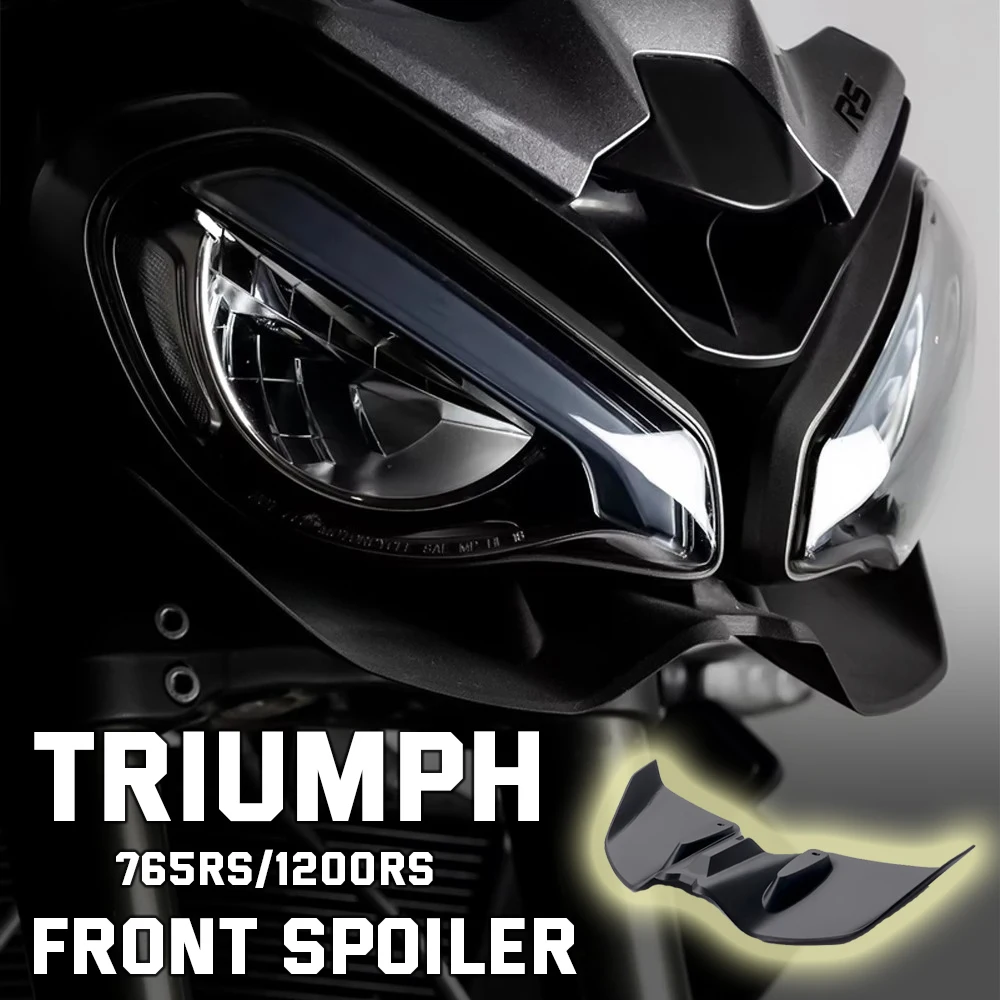 

For Triumph Street Triple 765 RS 1200 RS Front spoiler Lower spoiler lower lip GP WING DOWNFORCE NAKED FRONTAL SPOILERS