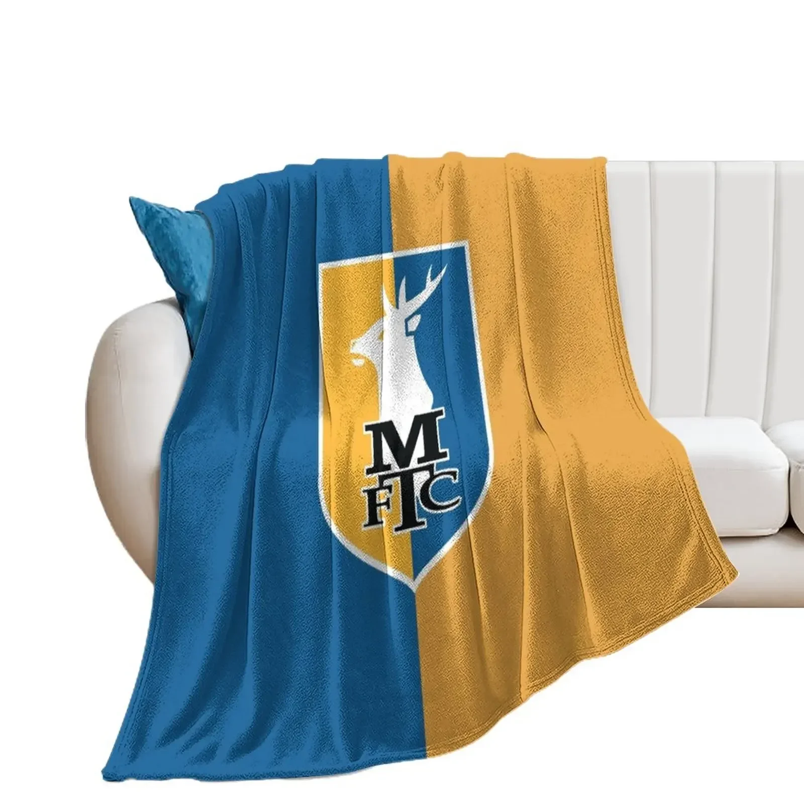 Mansfield Town FC Throw Blanket heavy to sleep Plaid on the sofa Blankets