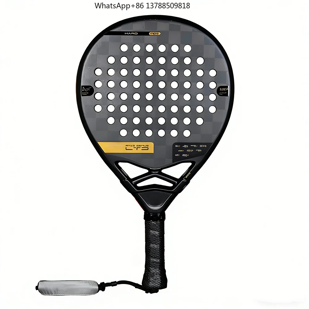 2023-2025 Professional Padel Tennis Racket Carbon Fibre Composite Diamond Shaped EVA Laminated Foam Fengdong  Sports Racquet