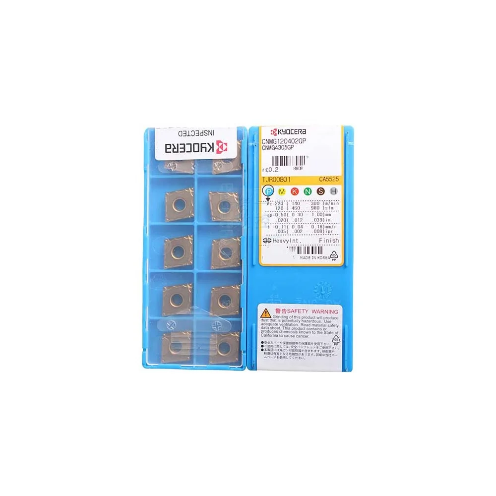 

Оригинальный CNMG CNMG120402-GP CNMG120404-GP CNMG120408-GP CA5525 80 ° Алмазная отрицательная вставка с отверстием
