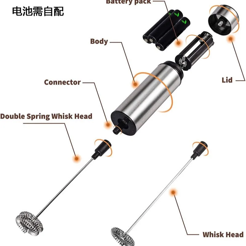 جهاز رغوة الحليب الكهربائي المحمول باليد ، مضرب البيض ، رغوة ، ماكينة صنع القهوة ، خلاط كهربائي ، خلاط صغير ، أدوات مطبخ محمولة