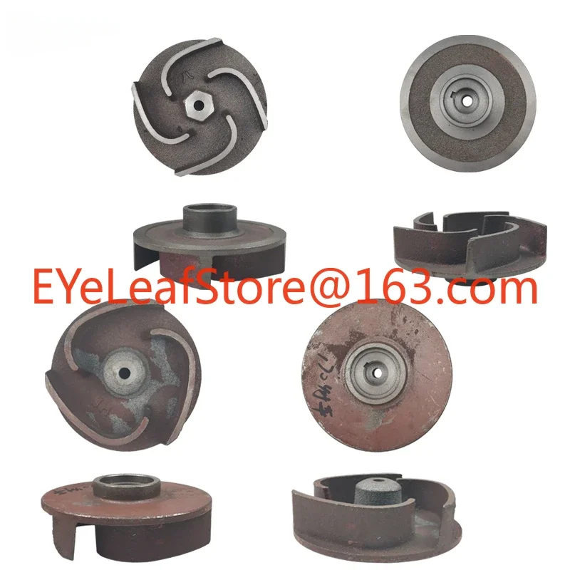 170F Cast Iron Water Pump Impeller Self-priming Pump Water Impeller For Gasoline Engine Sewage Pump Blade Centrifugal