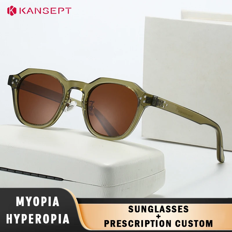 

KANSEPT Korean Style Sunglass Men Sunglasses Retro Trends Glasses Women Uv400 Popular Eyepieces in Sonzya Lunette Eyewear Man