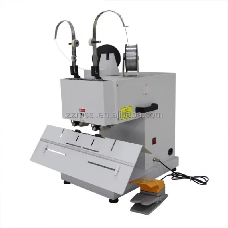

High Speed Electric Wire Book Stapler Machine Wire Stitching Machine Flat Binding on Booklet Machine