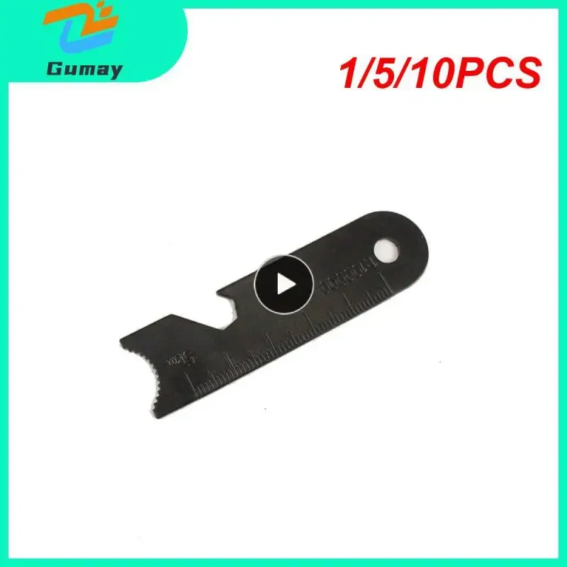 1/5/10PCS Outdoor Survival Camping Scraper Flint Bottle Opener Tools Fire Starter Multi-function Scraper Magnesium Rod Scraper