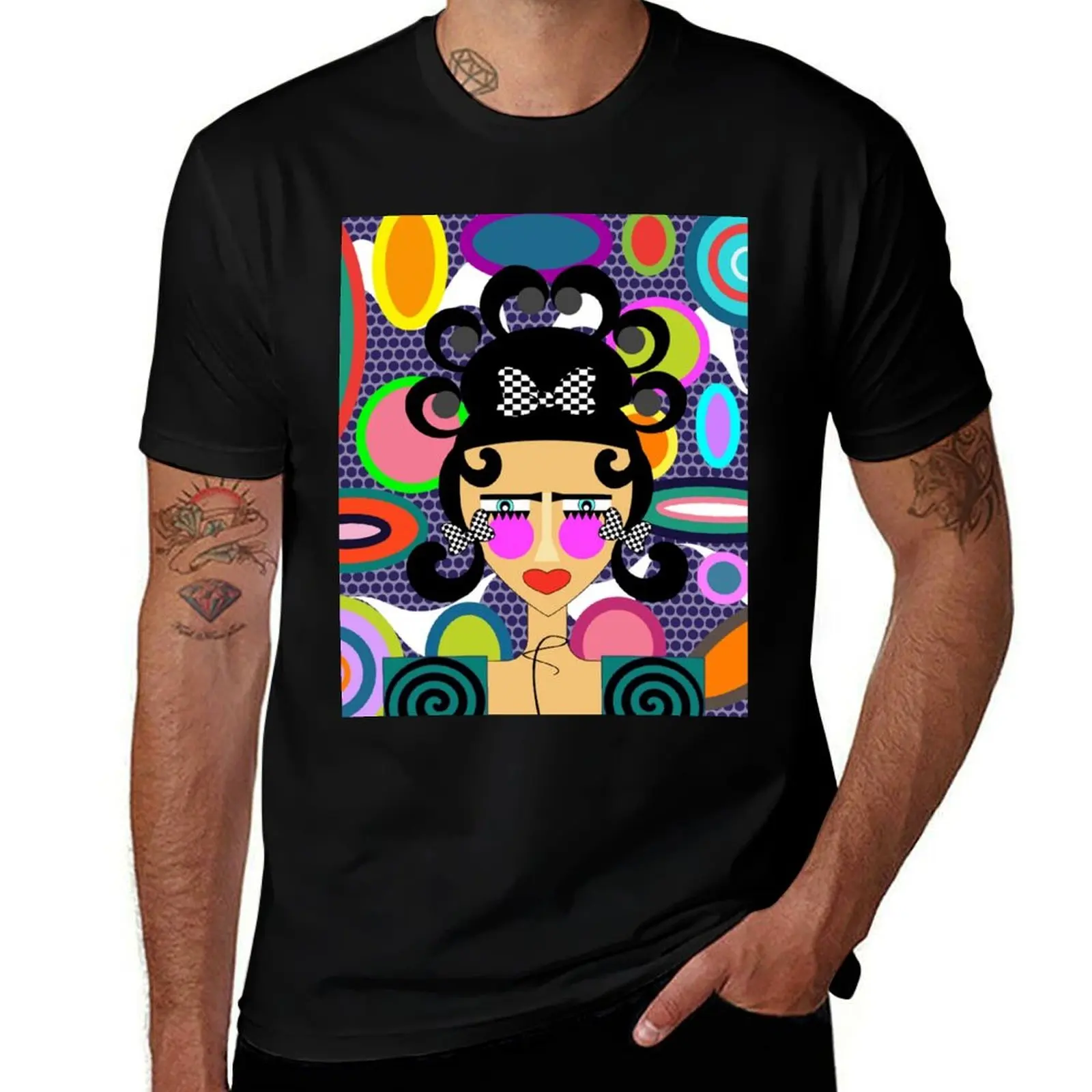 

Senorita with Checkerboard Bows T-Shirt essential t shirt Aesthetic clothing blue lock summer tops mens t shirt