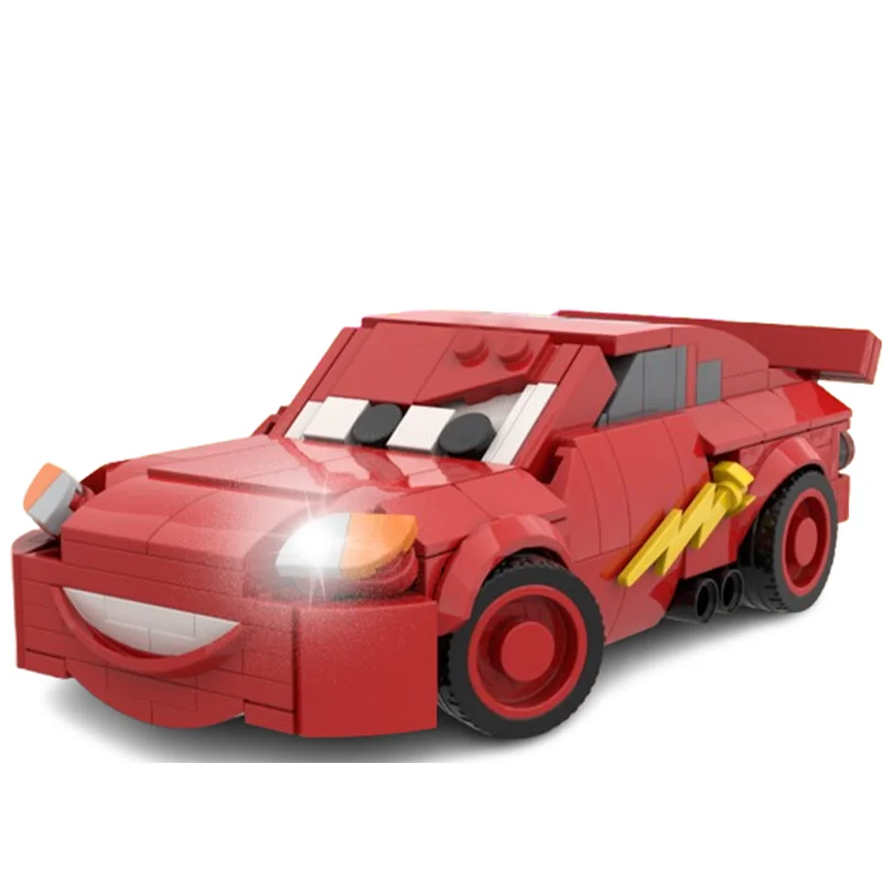 

313PCS New MOC Car Mobilization Speed ​​Champion Flash Car DIY Creative Educational Children's Building Blocks Gift