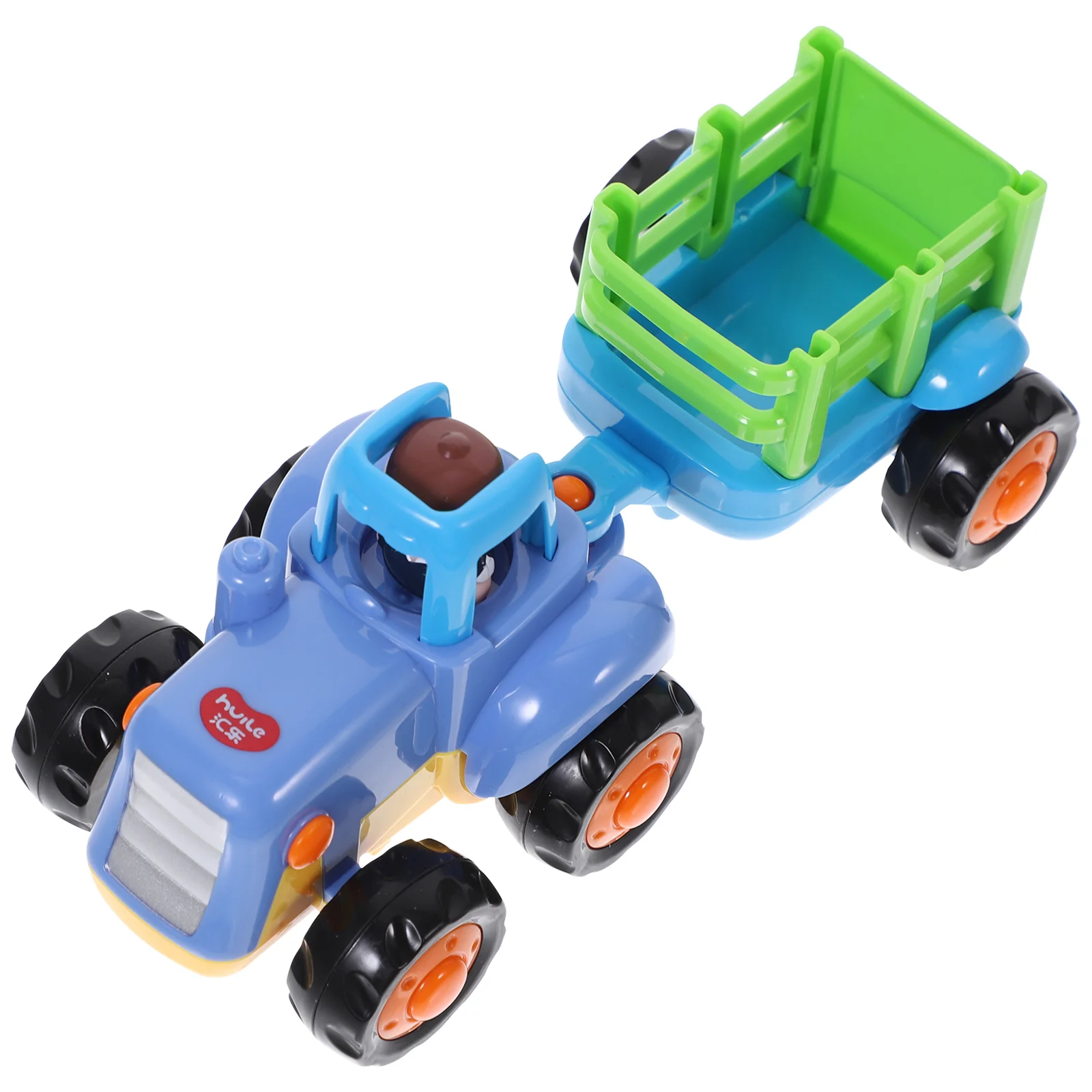 Kids Car Toy Tractors Car Model Engineering Van Model Kids Early Learning Toy Blue