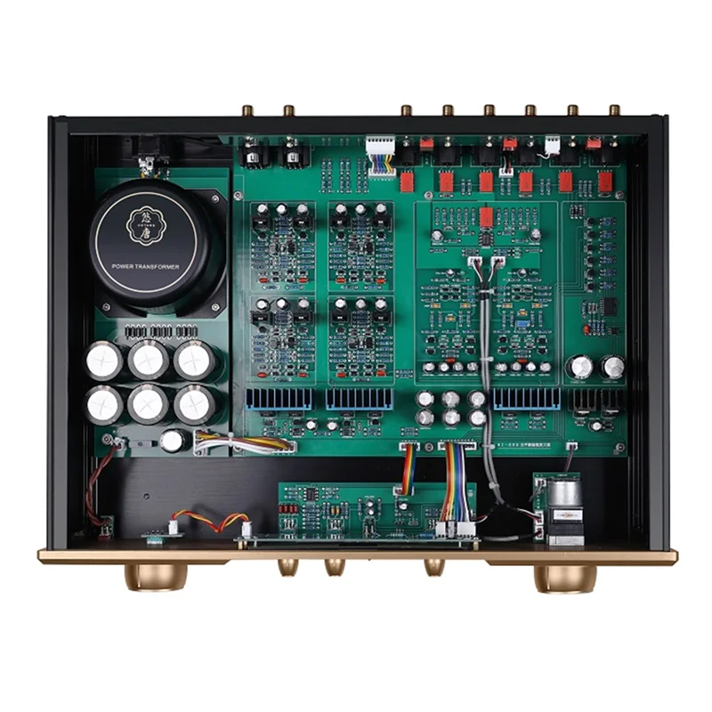 YU-02 MK-9200 Clase A Preamplificador HI-END totalmente equilibrado con ajuste de Tweeter y woofer RCA XLR Entrada Salida Carga 600 Ohm