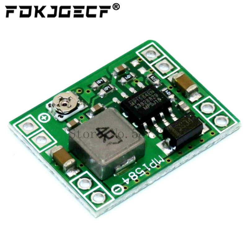 50PCS MP1584EN Ultra-small size DC-DC step-down power supply module 3A adjustable step-down module LM2596