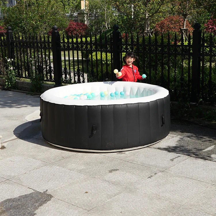 

Круглый квадратный портативный открытый спа-бассейн, гидромассажная ванна для спа-салона с воздушным струей и пузырьками