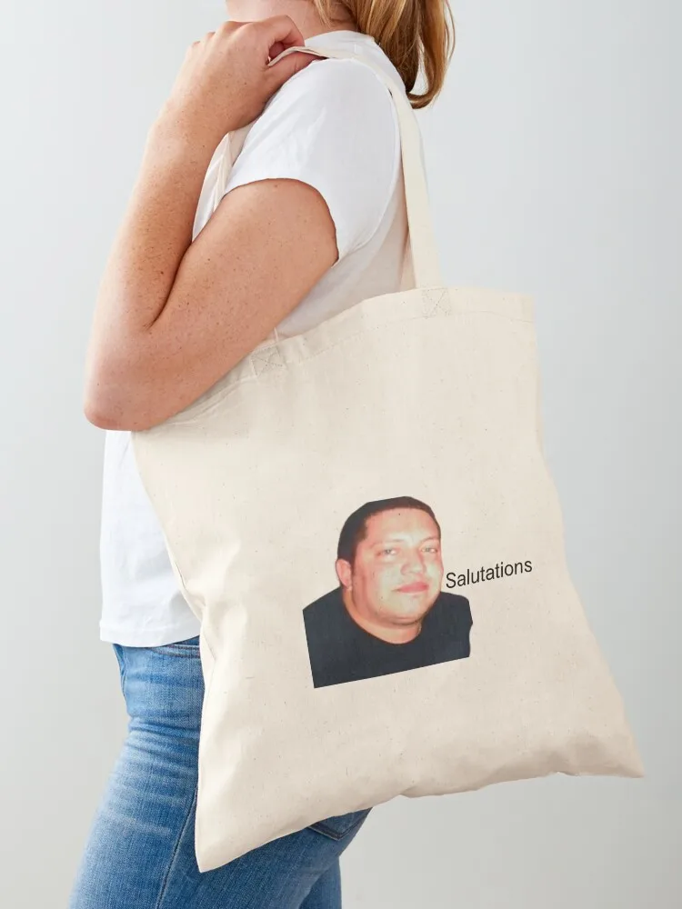 

Salutations Sal Vulcano Tote Bag Shopping bags cute tote bag Women bags hand bags