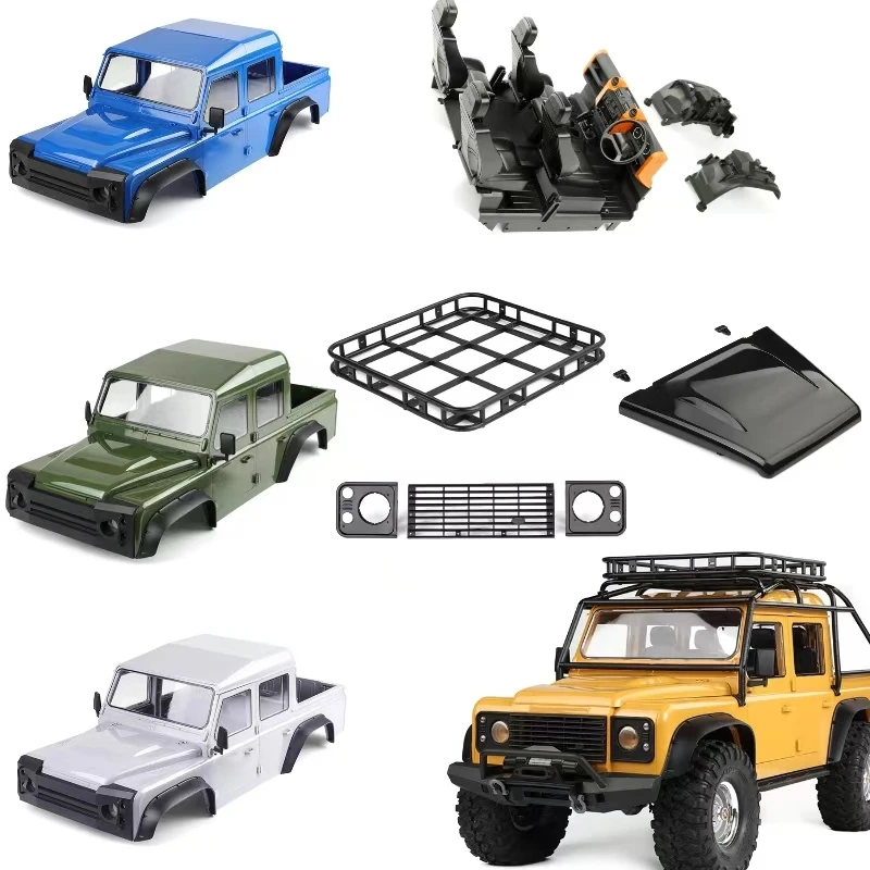 

RCDream TRX4 Pickup Truck Monocoque Body 4door 313mm Wheelbase for 1/10 RC Crawler Car Traxxas TRX4 Defender Bronco Blazer RD110