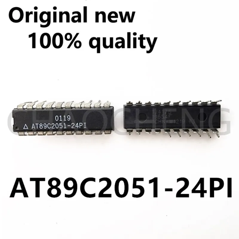 

(5-10 шт.) 100% новый AT89C2051-24PI DIP-20 чипсет