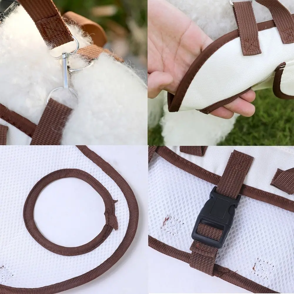 متعددة الوظائف قابل للتعديل الكلب الناقل على ظهره لينة تنفس الكلب نزهة حقيبة مع المقود توفير العمالة الكلب حمل حقيبة ركوب الخيل