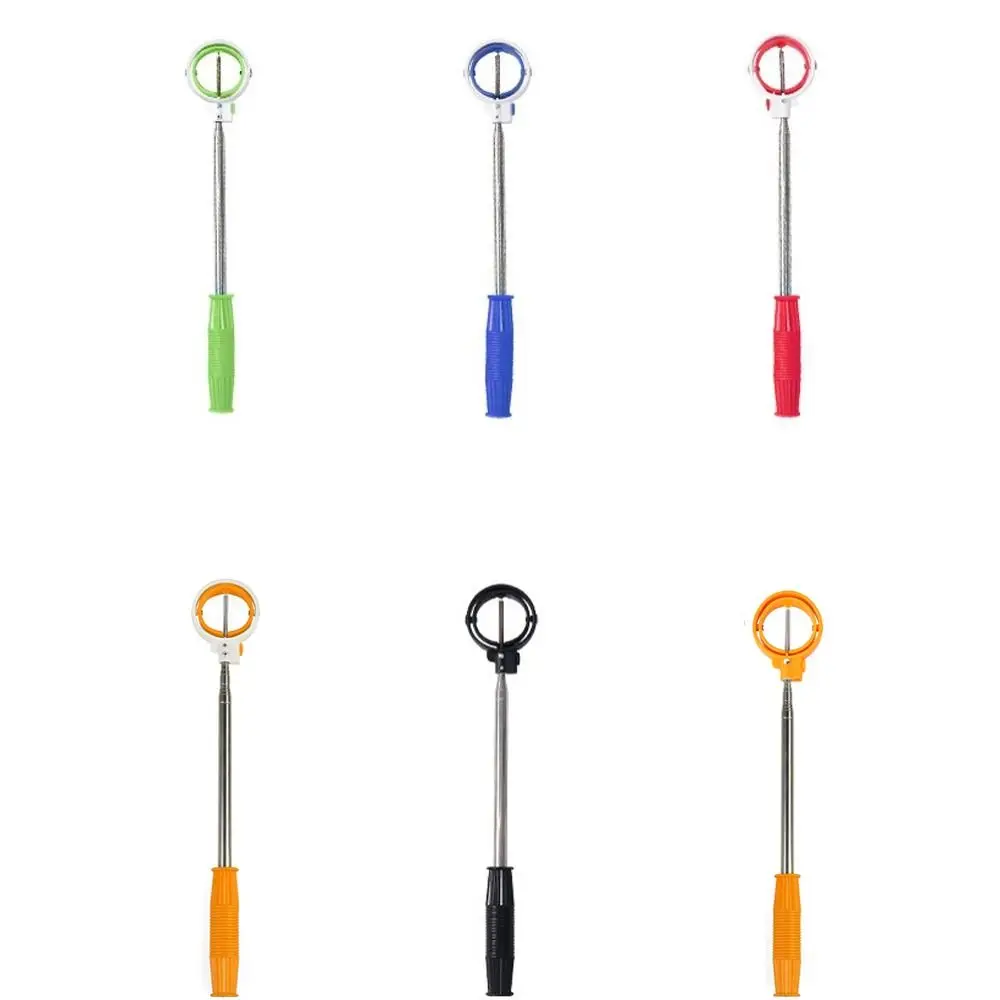 حلقة مزدوجة تلسكوبية كرة جولف المسترد قفل قابل للتعديل كرة جولف المنتقى مقبض غير قابل للانزلاق غير القابل للصدأ #6