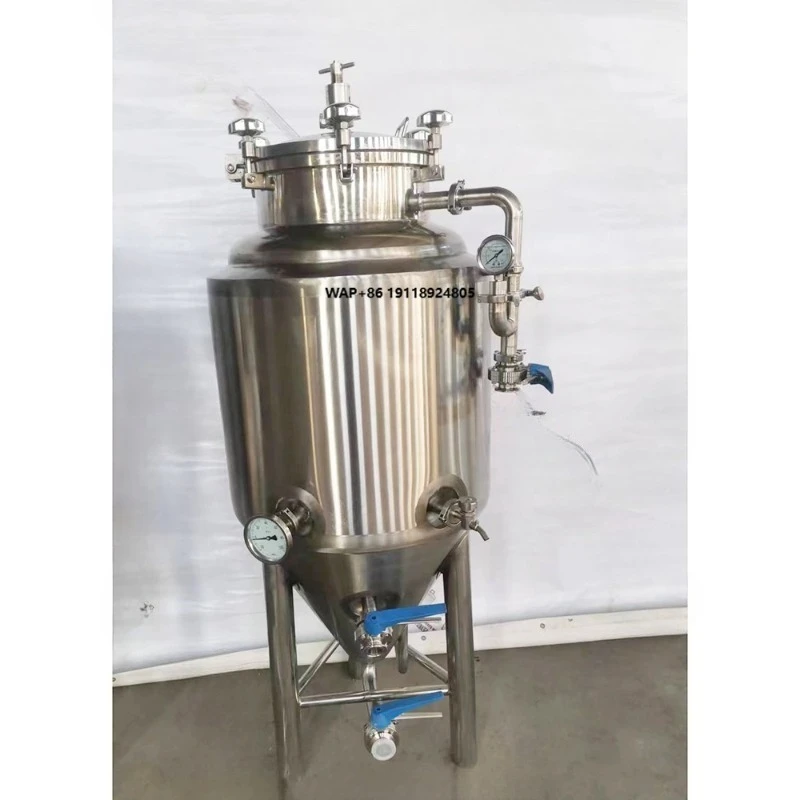 High Quality Fully Automated Brewing System 100 L Beer Fermenter Tanks