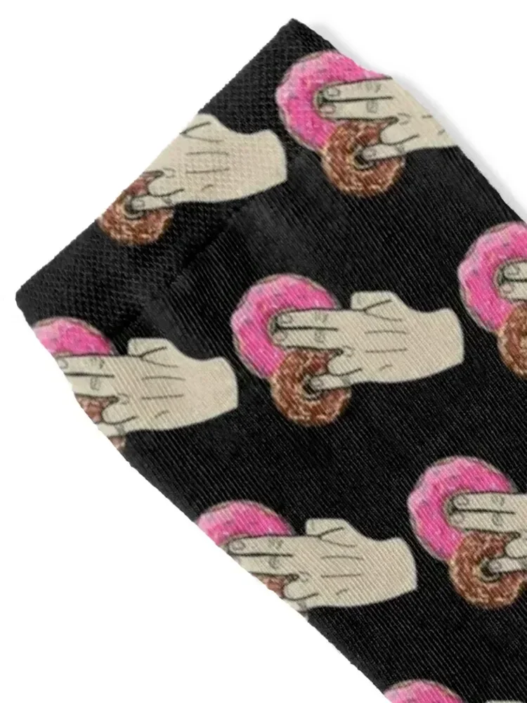 2 In The Pink 1 In the Stink Dirty Donut Funny Gift for men women - donut for sister - donut for wif Socks