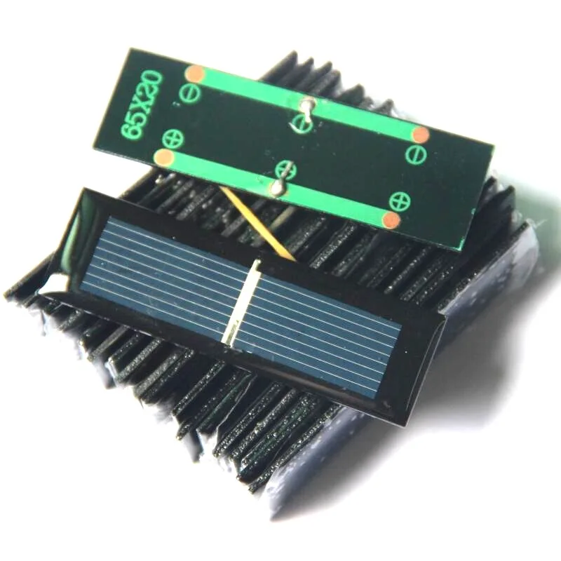 Mini 0.5V 250mA 10PCS/Lot Polycrystalline Solar Panel Module Solar Cell  DIY Toy Panel System Education Kits Small Solar Panels