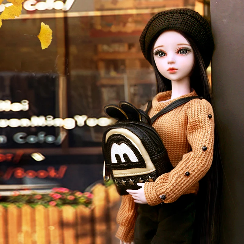 1/3 Bjd Doll Full Set 60cm Lifelike Fashion Girl Large Original Handmade Ball Jointed Dolls Children Toys For Girl Birthday Gift