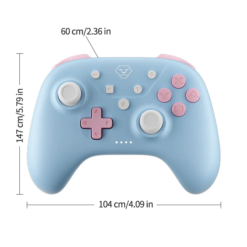 Novo controlador bluetooth aolion nintendo switch controlador pro gamepad função turbo para nintend switch oled/pc/ios/android