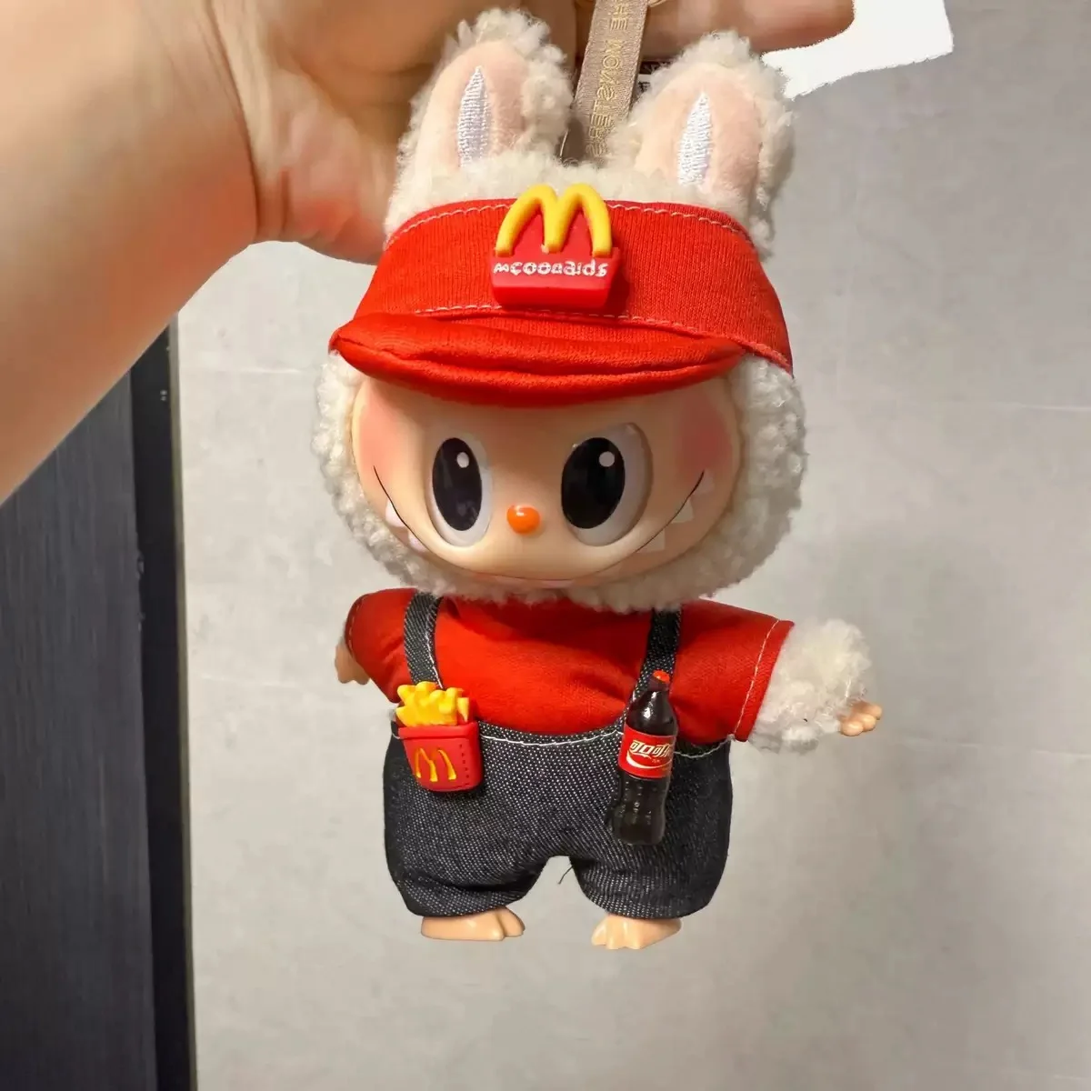 17 cm Mini-Plüsch-Puppenkleidung, Outfit-Zubehör für Korea, Kpop Exo Labubu Idol, Anzug, Kleidung, Geschenk, nur Kleidung und keine Puppen