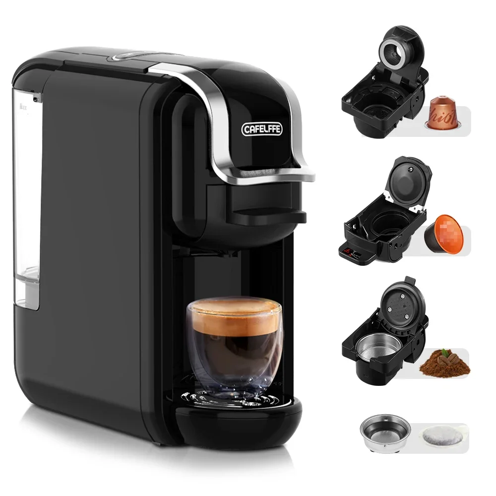 

ForHigh Quality 4-in-1 Automatic 5-10Cups19Bar Electric 600ml/20.29oz Water Tank Italian Pump Smart Capsule Coffee Machine