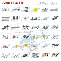 Align T-rex T15 parts Tail Blade Landing SkidMain Blades(Carbon) Motor Brushless ESC Servo For T15 RC Helicopte